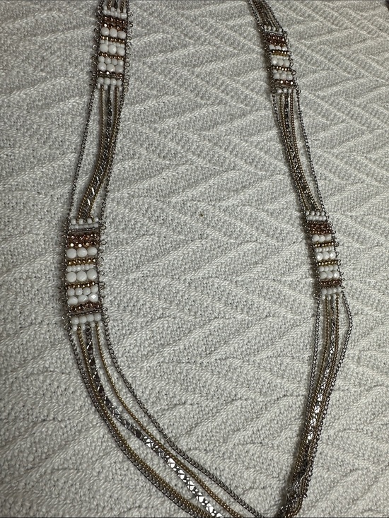 Jewelry - Stella Ella and.multi chain, gold and silver toned , long neck